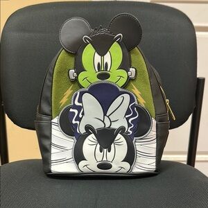 Disney Loungefly Character Backpack - Black and Green